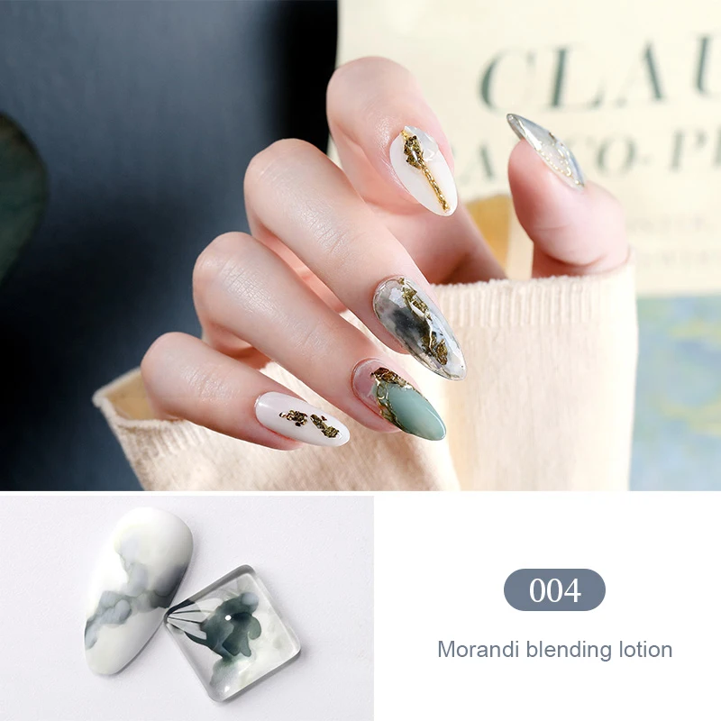 SKVP Light Color Vernid Semi Permanent Gradient Nail Polish Gel blue Blooming Sweet Daily Watercolor Liquid Latex For Nails