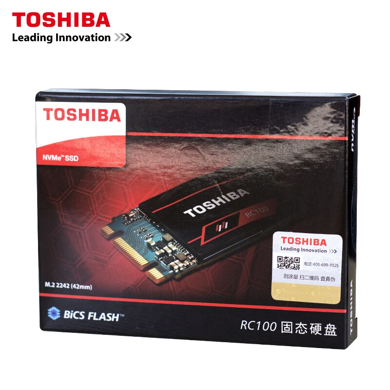 TOSHIBA RC100 SSD 120 ГБ 240 ГБ M.2 2242 NVMe PCIe Gen3x2 3D NAND Внутренний твердотельный диск Жесткий диск для ноутбука