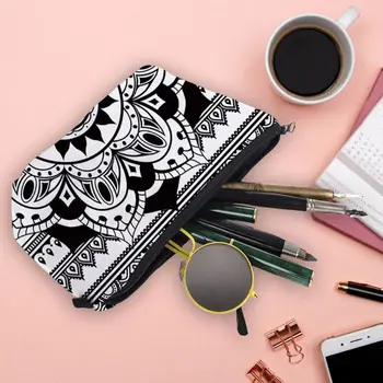 

Multifunction Mandala Flowers Pattern Cosmetic Bag Makeup Pouch Organizer Makeup Case