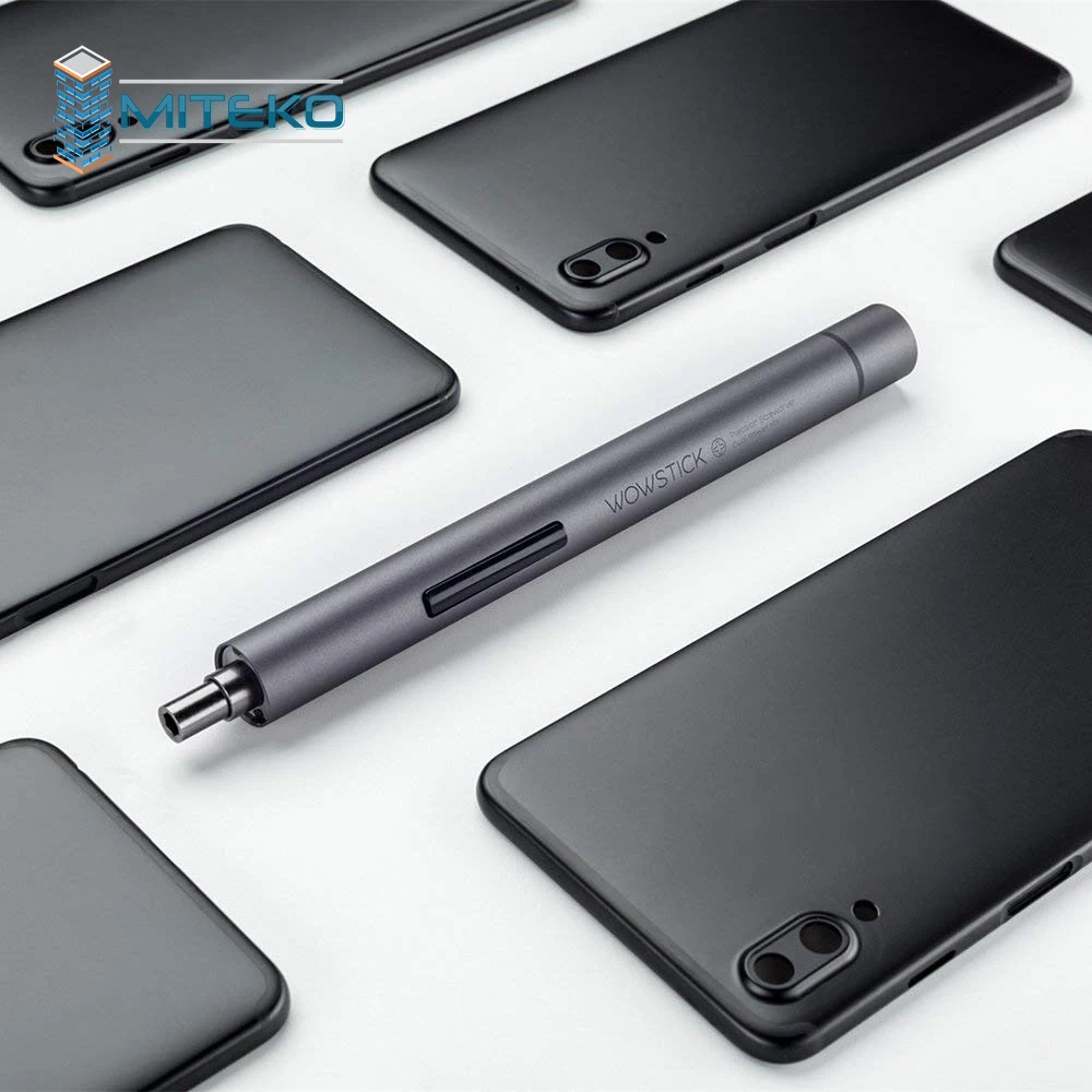 Отвертка перезаряжаемая, Wowstick 1f pro Miteko литиевая Прецизионная отвертка Wowstick 1F+ со светодиодный светильник и магнитным ковриком