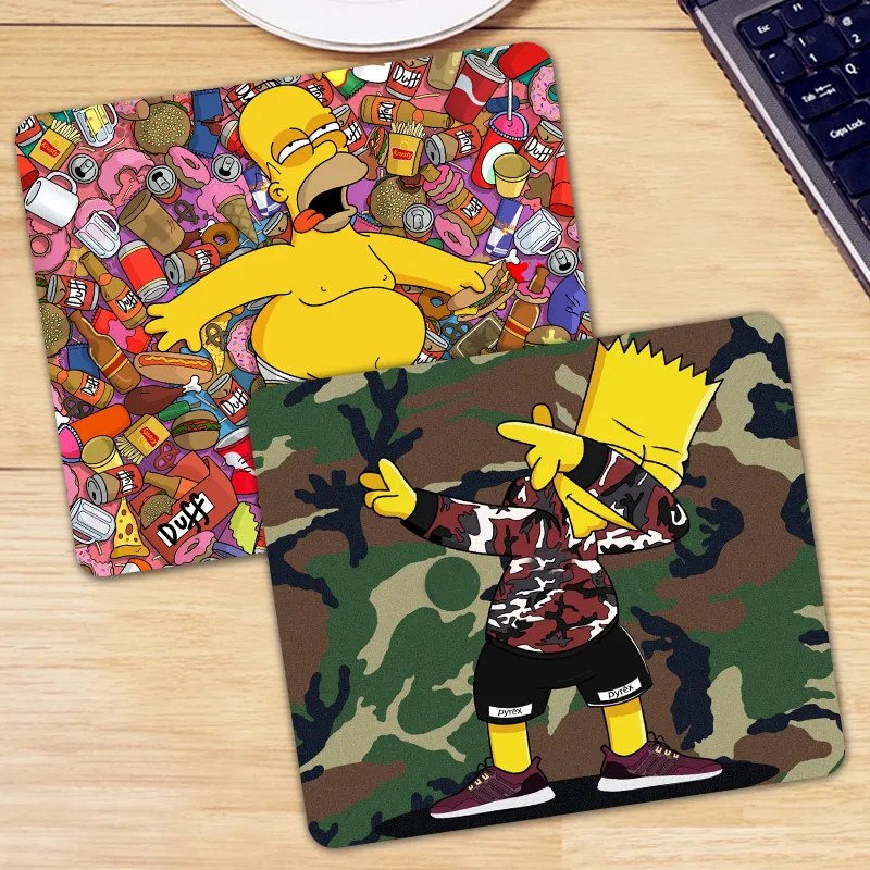

Simpsons Gaming Mouse Pad For Laptop Computer Keyboard Desk Mice Mat For Dota 2 Warcraft Mousepad