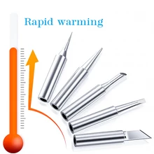 5 шт. тонкая паяльная отвертка железный наконечник для сварки станционные инструменты комплект