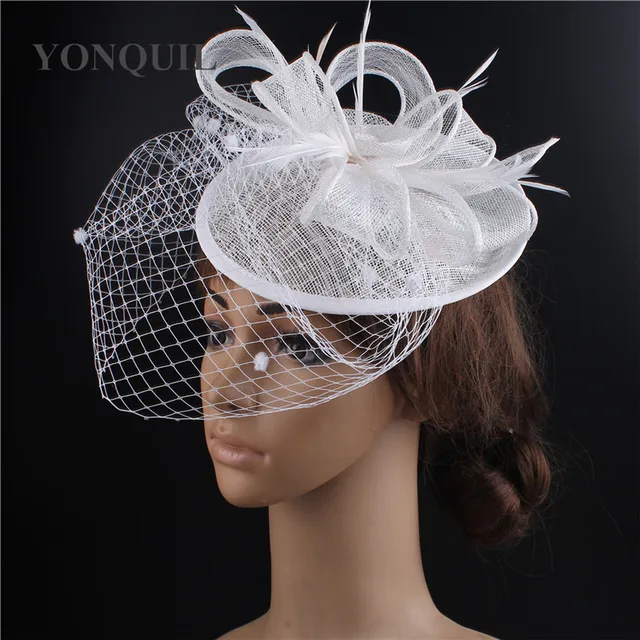 Royal Blue Elagant Sinamay Fascinators 