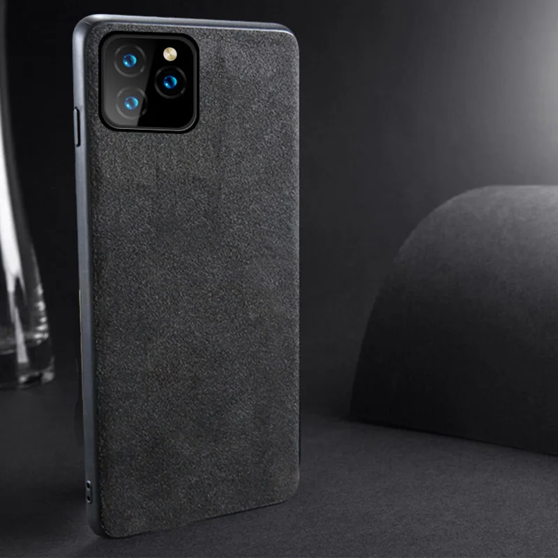 Чехол для телефона из натуральной коровьей замши для Apple iphone 11 11Pro 11 Pro Max X XR XS max 6 6S 7 8 plus 360 полный защитный чехол
