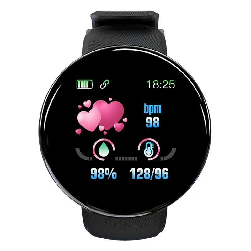 Lokmat, умные часы, мужские, водонепроницаемые, Bluetooth, браслет, сердечный ритм, кровяное давление, фитнес-трек, спортивные Смарт-часы для Ios - Цвет: Black