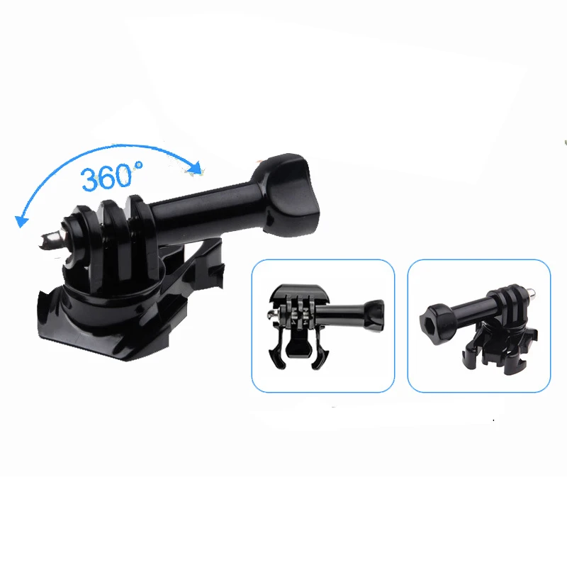 

360 Degree Rotate Buckle Base Mounts Surface Adapter For GoPro Hero 4 3+ for Xiaomi Yi Accessories