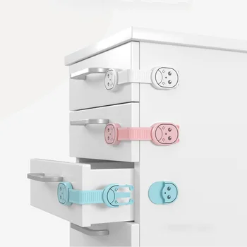 

3pcs Kids Safety Locks Creative Safety Cabinet Lock Baby Protective Locks