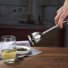 Ситечко для чая, шарик для приправы из нержавеющей стали, фильтр для чая, пресс для подтекания, пригодный для носки, долговечный гигиенический фильтр для чая, новинка