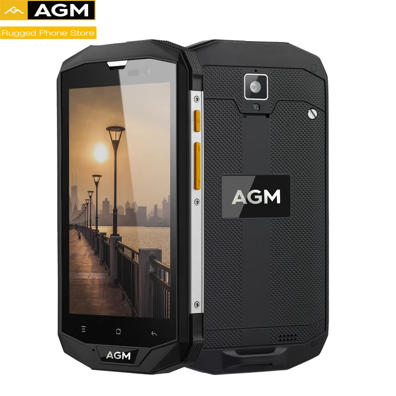  AGM A8 Android 7.0 5.0 inch Rugged Smartphone 3GB RAM 32GB ROM 13.0MP IP68 Waterproof 4050mAh OTG N