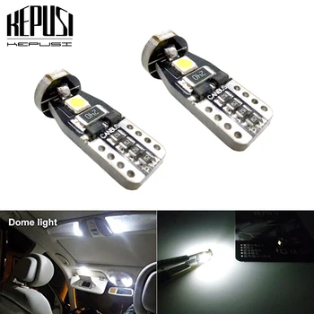 

2x Auto T10 Led White 194 W5W LED 168 3030 Car Turn Side License Plate Light Lamp Bulb 12V for focus 2 mondeo galaxy