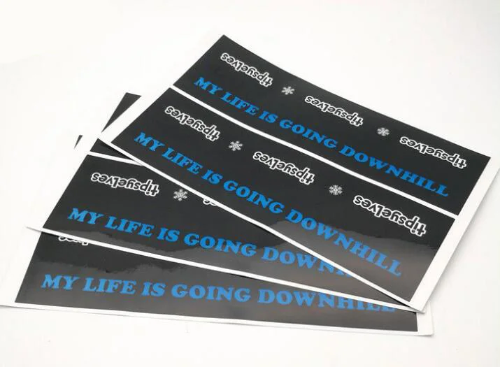 50-100PCS Custom Rectangular Logo Stickers – White Paper Material Personalized Labels f... - SKU CRLS1903 - UGI Packaging