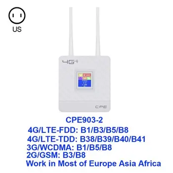 

Wireless CPE 4G Sim Card Wifi Router CAT4 150Mbps 4G LTE FDD/TDD Unlock Router With External Antennas WAN/LAN RJ45