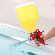 3L 30 мл/сек автоматический краскопульт 1/4in Пластик Хоппер пневматический распылительный пистолет настенная распылитель для краски украшения дома инструмент 50Psi/3.5Bar