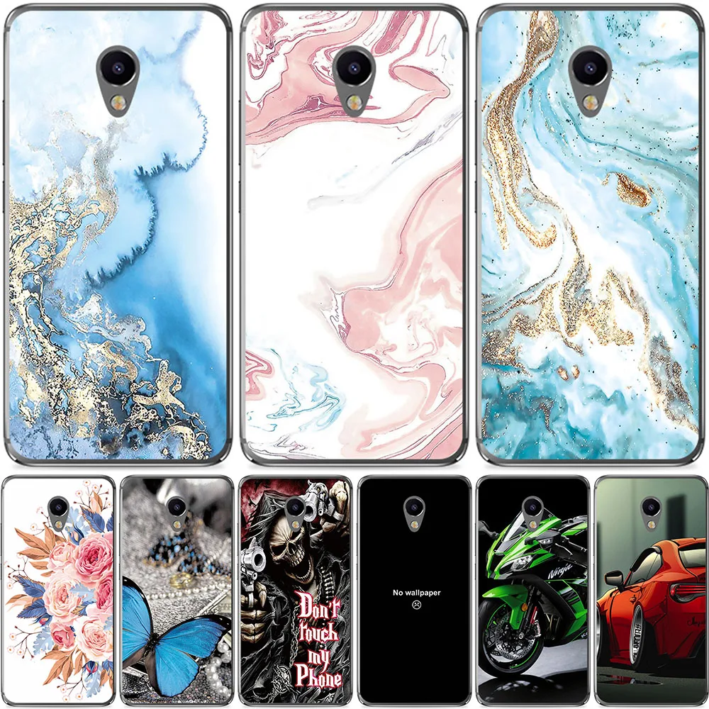 Чехлы и чехлы для телефонов Meizu Meilan E2 M3 M3S Mini Note M3E Модный чехол с мраморным
