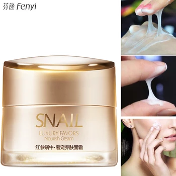 

55g Snail Cream Korean Cosmetics Anti-Aging Face Rejuvenating Moisturizer Hydrating Day Cream Brighten Whitening Skin Care