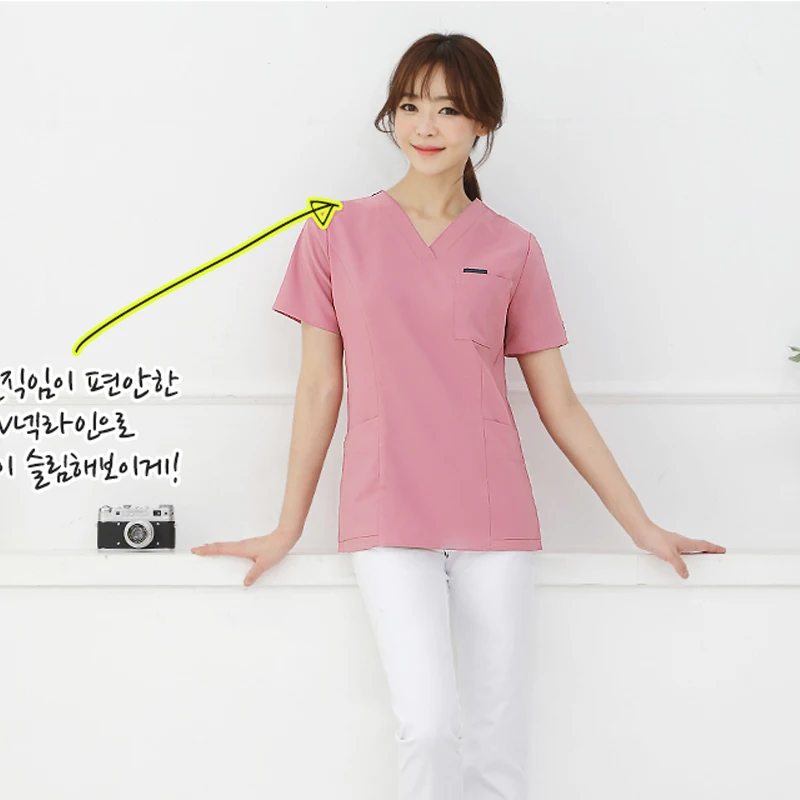 Nurse uniform two-piece set 2019 new maternity center work uniform split suit can be customized long-sleeved nurse uniform