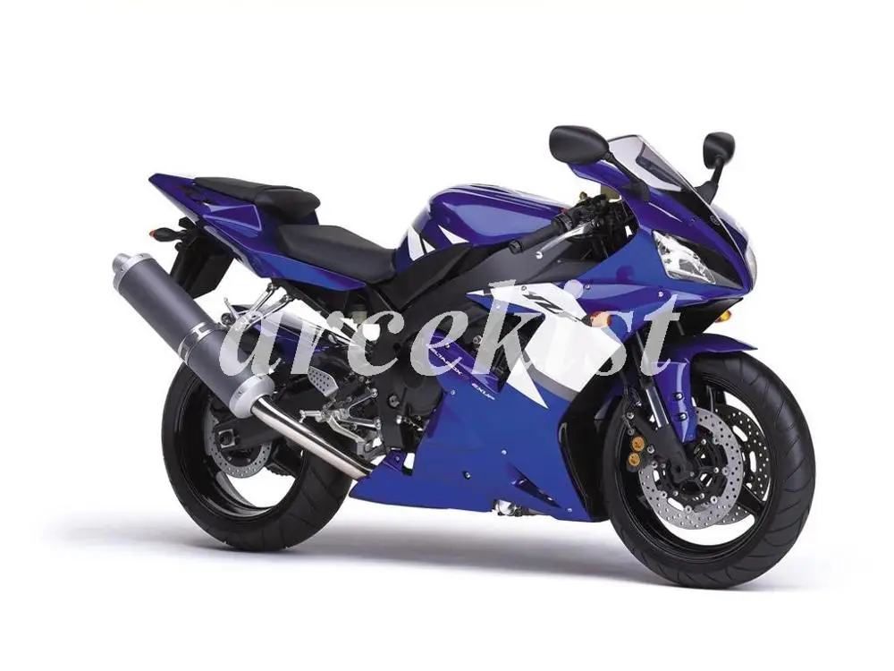 Blue white 4 подарки мотоциклетный обтекатель abs набор подходит для Yamaha Yzf R1 2002 2003 YZF1000 R1 02 03 Полный обтекатели комплект красный черный белый - Цвет: Blue white