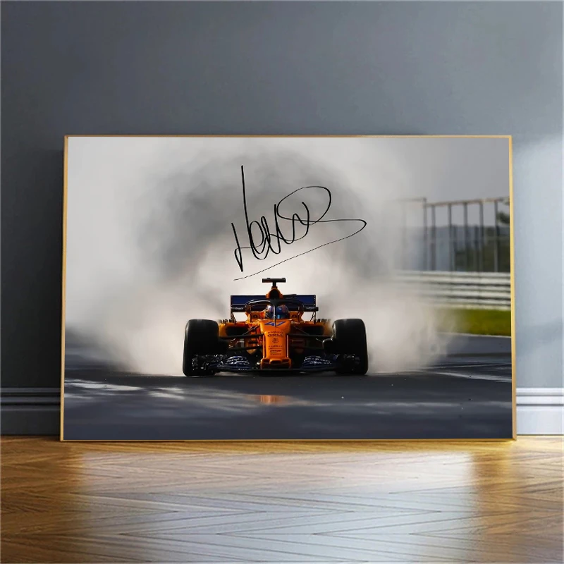 Mclaren F1 Race Car Wall Art, veículos cartazes, Sports Prints, Pintura da  lona, Raceway Racing, Sala