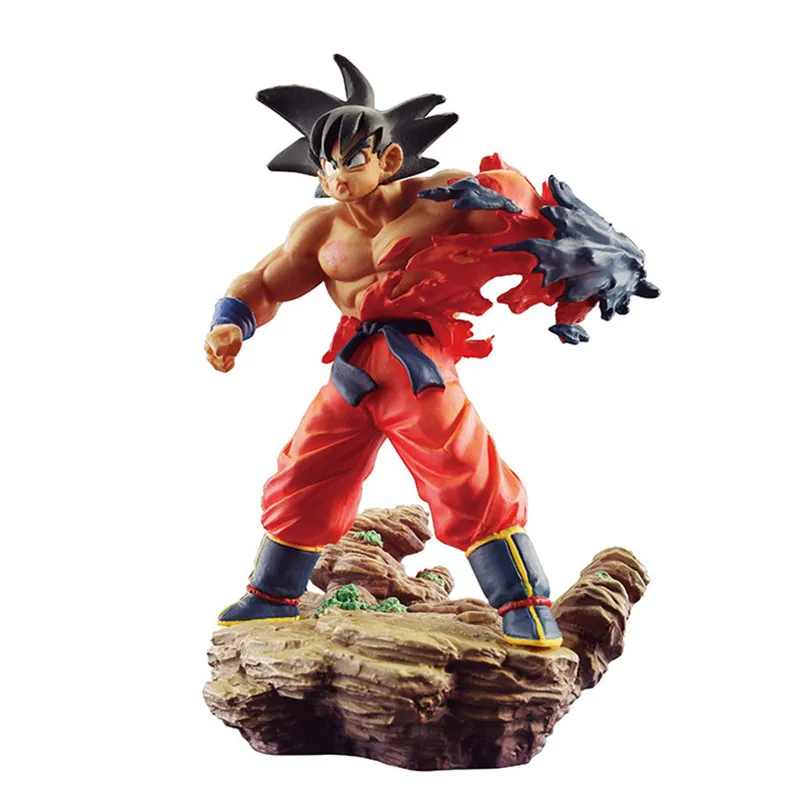 Dragon Ball Z Super Saiyan Kakarotto Сон Гоку боевых сцен пластиковая фигурка героя модель игрушки домашний декор X3559