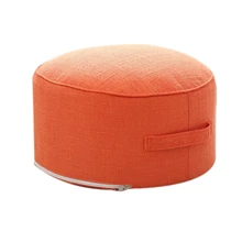 Дизайн, круглая высокопрочная губчатая подушка для сиденья, Подушка Татами, медитация, Йога, круглый коврик, подушки для стула(оранжевый