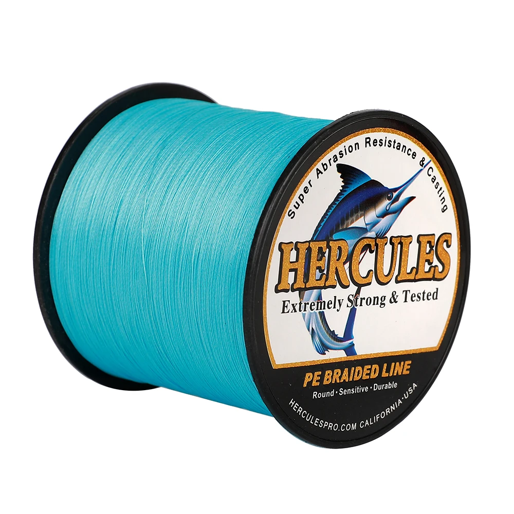 100 M / 300 M / 500 M / 1000 M/1500 M / 2000 M Super Starke Blaue PE 8 Geflochtene Angelschnur Multifilament Gewinde 10-300 BLSea Cord Karpfen – Detail 4