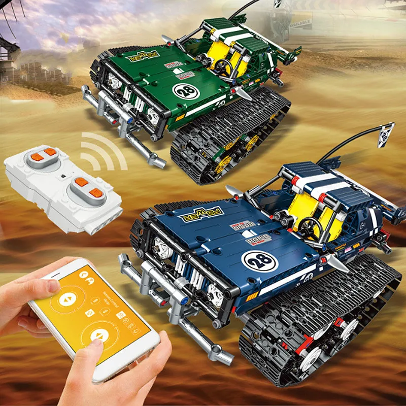 

Technical RC car Remote Control sport Race suv Building Blocks set Tracked Educational Bricks children's toys gift