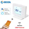 Beok беспроводной контроллер и концентратор для газового котла Wifi термостат комнатный пол контроль температуры ► Фото 2/6