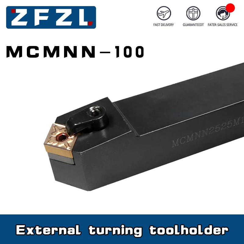 1 шт. MCMNN2020K12-100 MCMNN2525M12-100 токарный инструмент бар MCMNN-100 резец для наружной обточки с