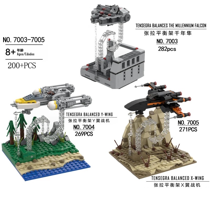 Конструктор X-wing Millennium Creator Falcon Tensegrity скульптуры Антигравитационные динамические