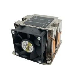 COOLSERVER S82 4 – caloducs en cuivre 2U, pour serveur, radiateur de CPU, pour station de travail industrielle, refroidissement actif, compatible avec Intel LGA 3647 