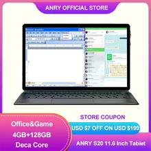 Tablet 4G Android Pc Sim-Wifi Google Deca LTE Dual ANRY 128GB Ce 4GB-RAM 128GB-ROM 10-Core