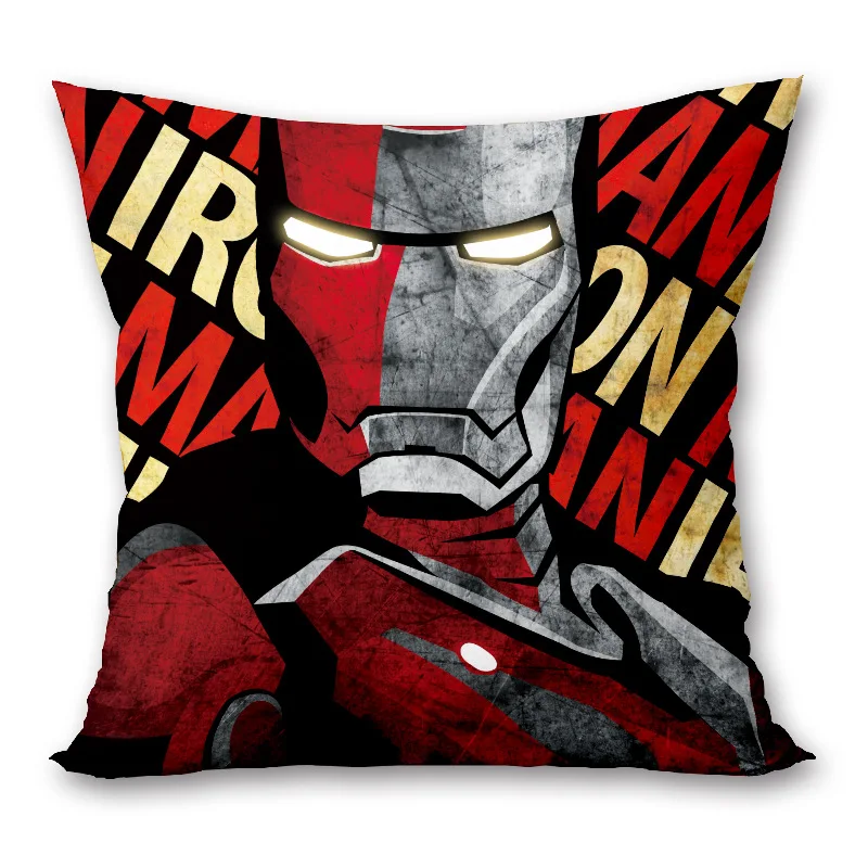 1 шт. 45x45 см Marvel Мстители полиэстер декоративная подушка диванная подушка поясная декоративная наволочка