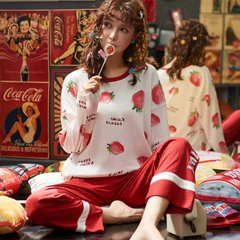 

Home, leisure pajamas sweet home clothes cartoon home clothes suit comfortable, sleep, warm, breathable, elastic, home, leisure