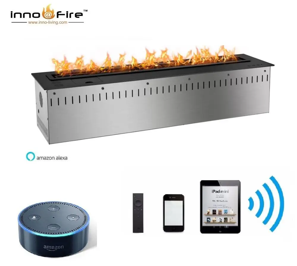 

hot sale 48 inches bioethanol fireplace remote control indoor use