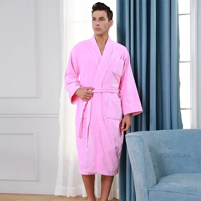 plus size towelling robe