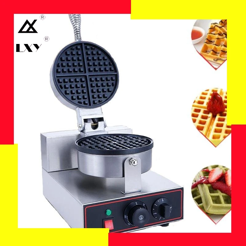 

220V/110V EU US Plug Commercial Waffle Maker Waffle Oven Electric Pancake Breakfast Scone Snack