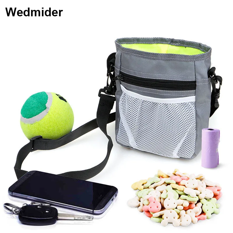

Portable Travel Dog Accessories bag Reflective Pet Training Clip-on Pouch Bag Easy Storage belt bag Poop Bag Dispenser
