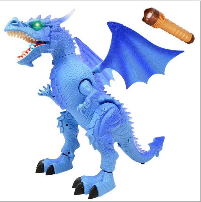 

Cross Border Electric Infrared Flashlight Remote Control Dinosaur Will Walk Simulated Dinosaur Models Dragon