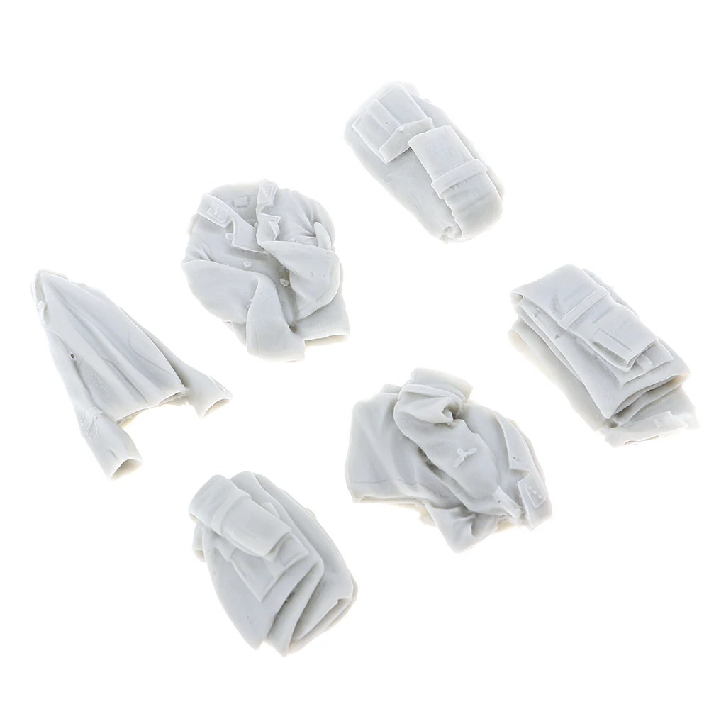 1:35 Resin Soldier Scene Model Kit Clothes Shoes Hat for Sand Table Wargame