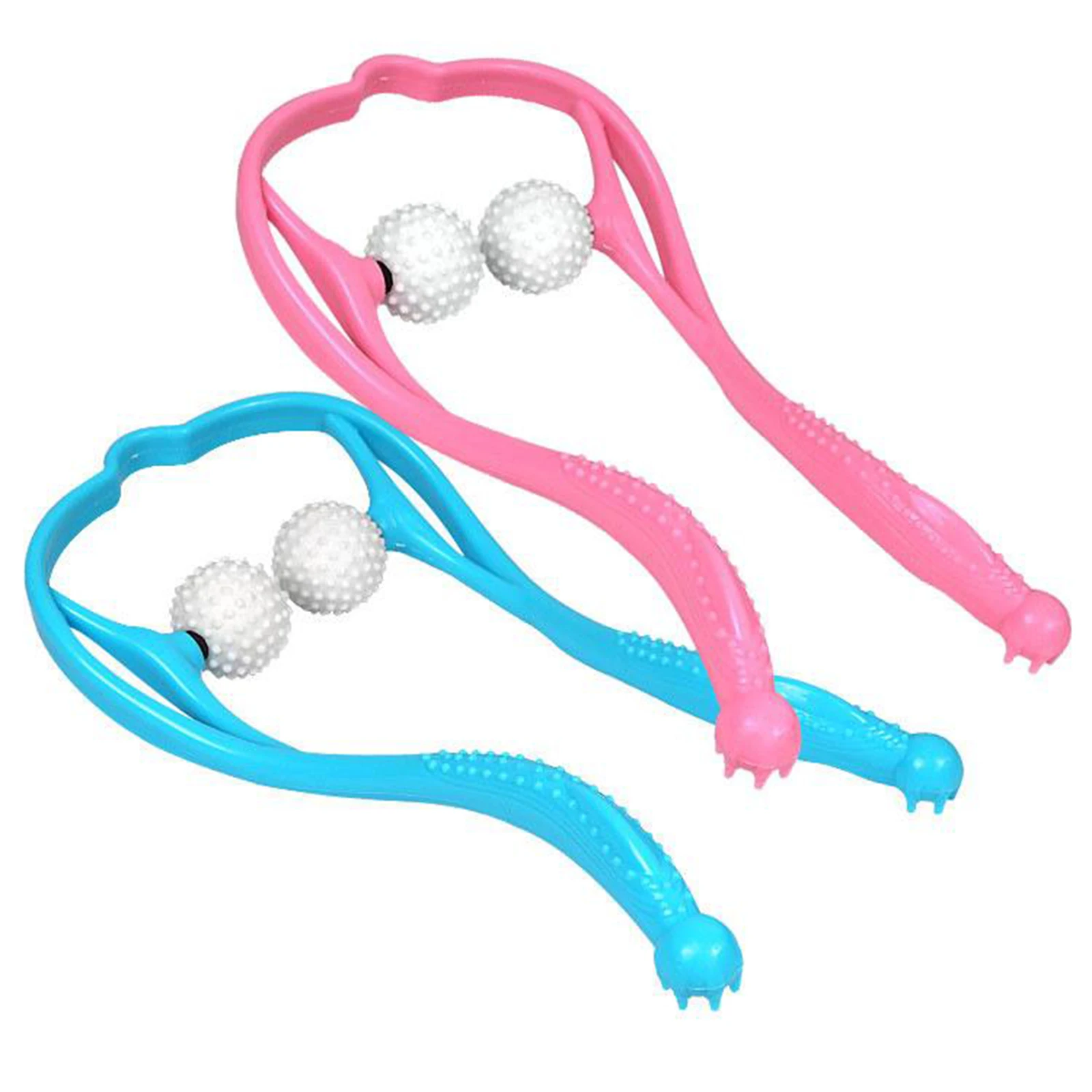 Manual Neck Shoulder Body Soreness Relief Massager Roller Ball Stick Wand