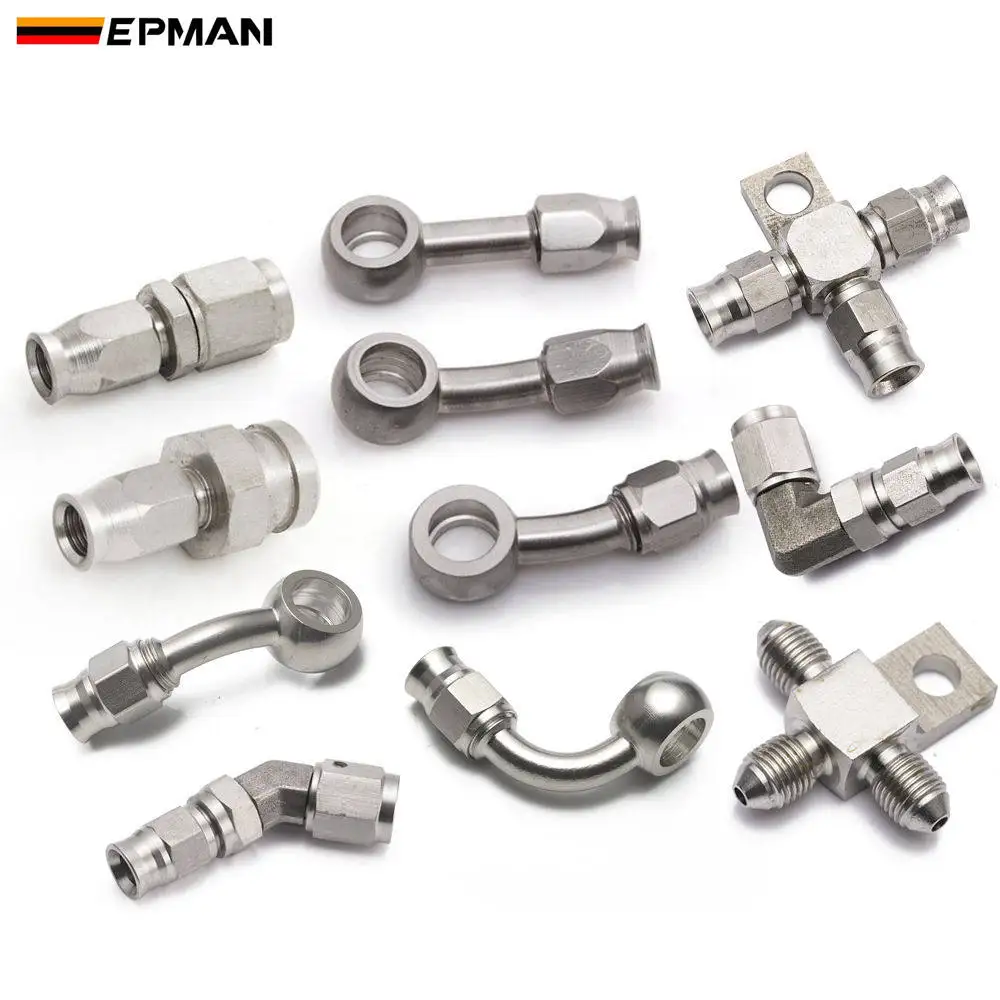 EPMAN 1 шт. фитинги адаптер PTFE поворотный конец шланга прямой - Цена: 174,16 - 436,88 руб.