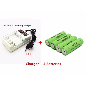 

Daweikala AA Battery 3000 1.5V Quanlity Rechargeable Battery AA 3000mAh NI-MH 1.5V Rechargeable 2A Battery 3000mAh+Charger