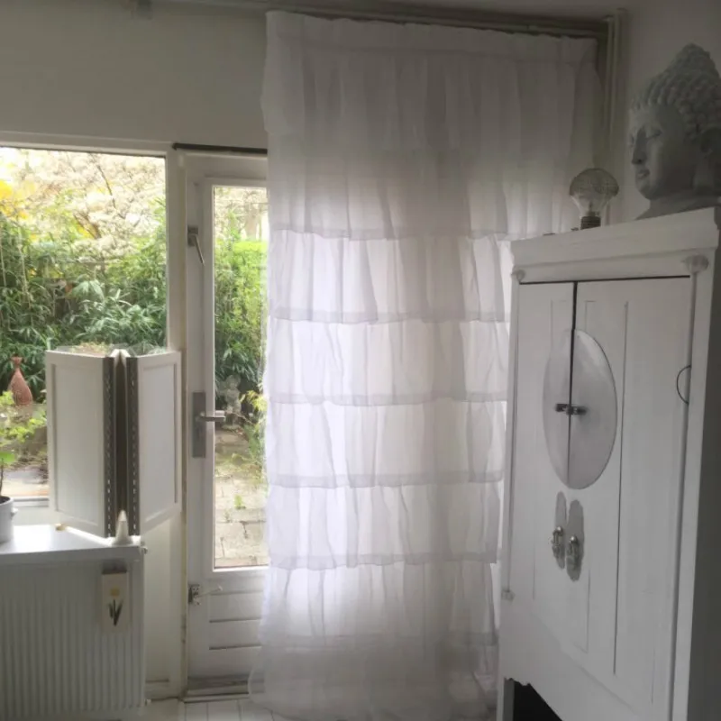 Princess Room Curtain Multi-layer Lace Sheer Tulle Semi-shade Window Curtain Blinds Voild Blind Rod Pocket/Hook/Ring
