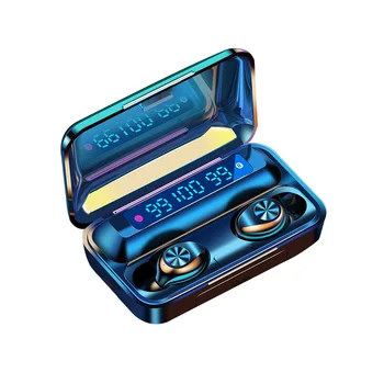 

F9 Wireless Headphones TWS Bluetooth5.0 earphone HiFi IPX7 Waterproof earbuds Touch Control Headset for sports /game