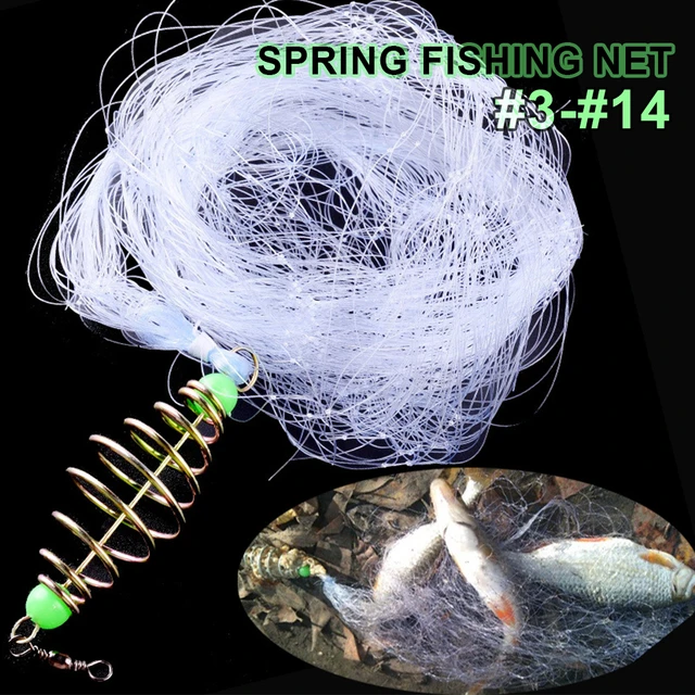 Fishing Net Copper Spring Shoal Netting Luminous Bead Swivel