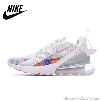 

NIKE Air Max 270 SE "White / Pink / flower Reflective Women's Air Cushion Cushion Woven Running Shoes 36-40 AT6819-100