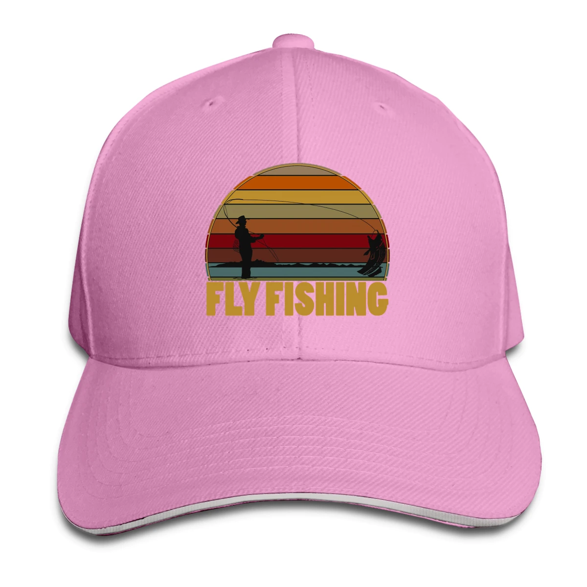 Flyfishing Fisherman Baseball Cap Men 