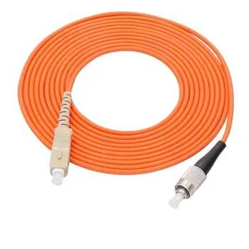 

5pcs/lot FC SC LC ST APC UPC fiber optic patch cord Simplex Multimode optical fiber jumper