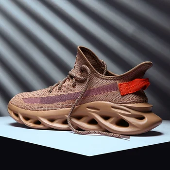 

2019 new Men Running Shoes Shock Absorption Cushion Breathable Lightweight Comfortable Footwear Outdoor Sports Sneakers walking