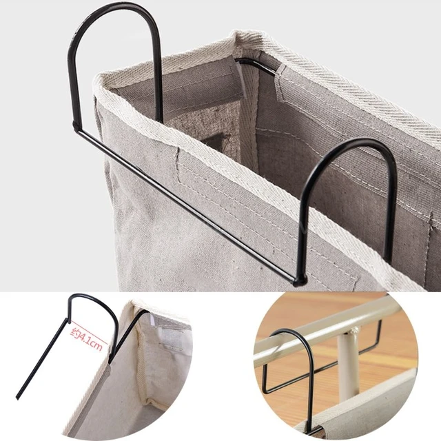 High Quality Hanging Basket Canvas Storage Bag Organizer Bedroom  Multifunction Bedside Storage